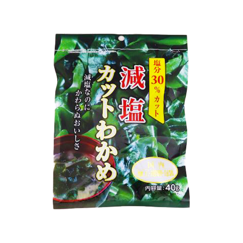 ジャパンスパイス 減塩 カットわかめ 40g