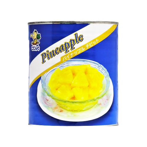 【業務用】天狗缶詰 パイナップルチビット1号缶 3030g