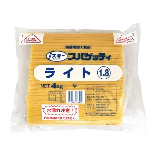 【業務用】奥本製粉 スキーライトスパゲティー1.8mm 4kg