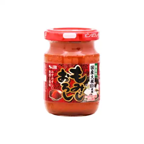 ヱスビー食品 S&B国産大根100%使用もみじおろし瓶 80g