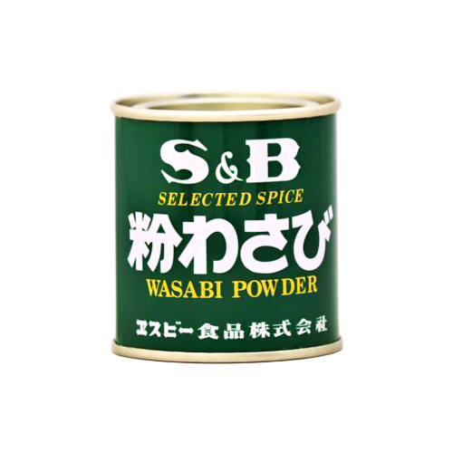 ヱスビー食品 S&B粉わさび缶 35g