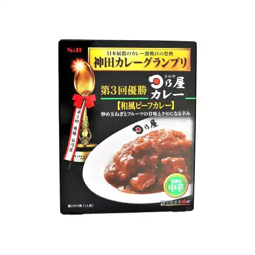 ヱスビー食品 神田カレーグランプリ日乃屋カレー和風ビーフカレー中辛 180g
