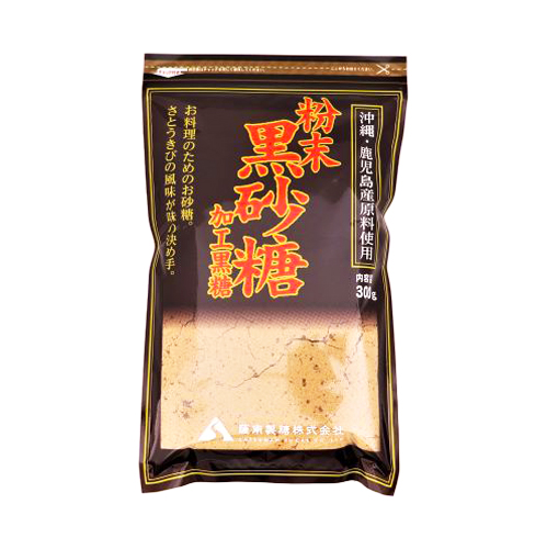 薩南製糖 粉末黒砂糖加工黒糖 300g