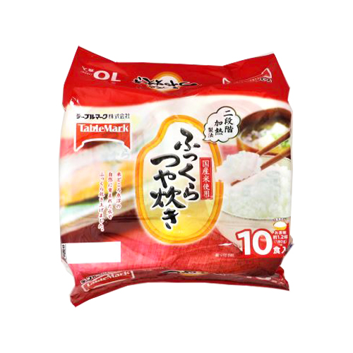 テーブルマーク ふっくらつや炊き 180g×10食 1800g