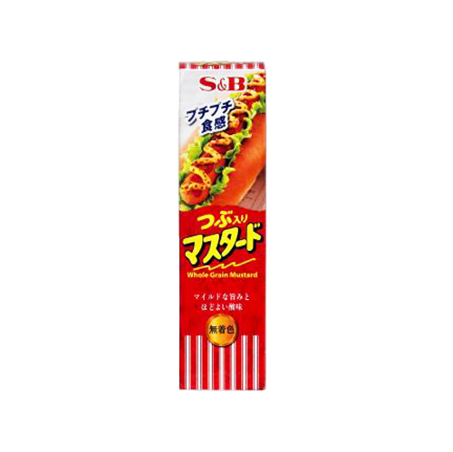 ヱスビー食品 つぶ入りマスタード無着色 40g