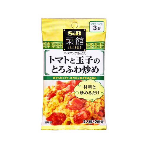 ヱスビー食品 菜館トマトと玉子のとろふわ炒め 13g