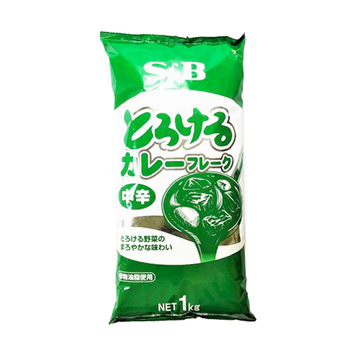 【業務用】ヱスビー食品 とろけるカレーフレーク中辛 1kg