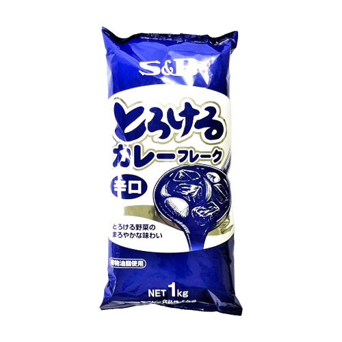 【業務用】ヱスビー食品 とろけるカレーフレーク辛口 1kg