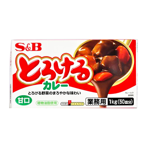 【業務用】ヱスビー食品 とろけるカレー甘口 1kg