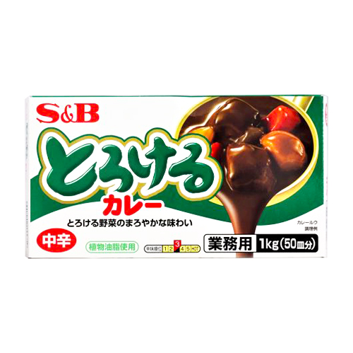 【業務用】ヱスビー食品 とろけるカレー中辛 1kg