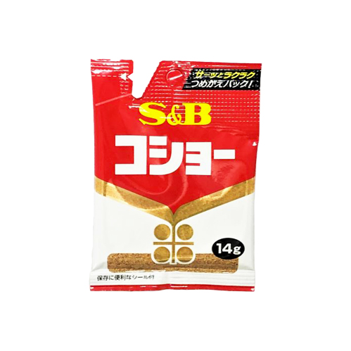 ヱスビー食品 詰め替え用袋入りコショー 14g