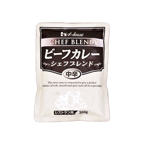 【業務用】ハウス食品 ビーフカレーシェフブレンド中辛 180g