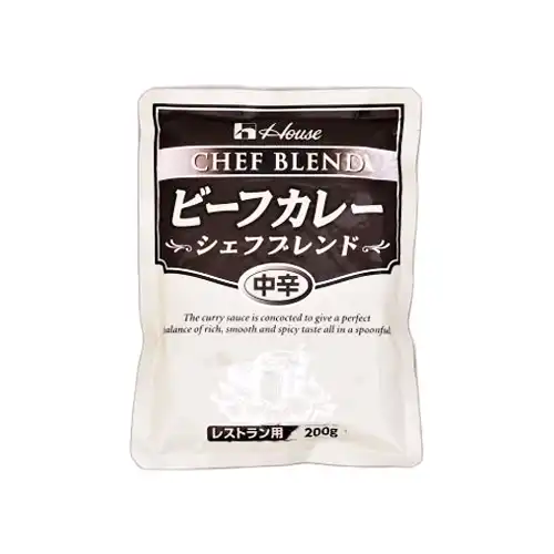 【業務用】ハウス食品 ビーフカレーシェフブレンド中辛 180g