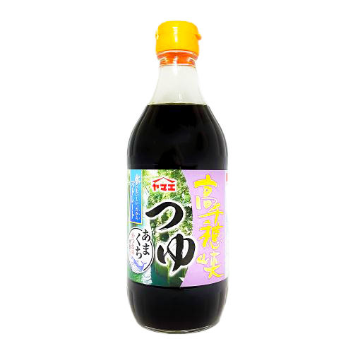 ヤマエ食品工業 高千穂峡つゆ かつお味あまくち 500ml