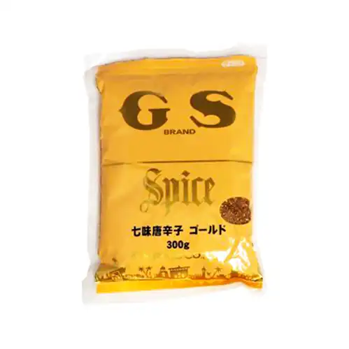 【業務用】ジーエスフード 七味唐辛子ゴールド 300g