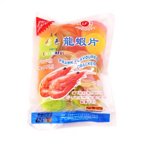 協同食品 龍蝦片(リュウシャーペン)5色 227g