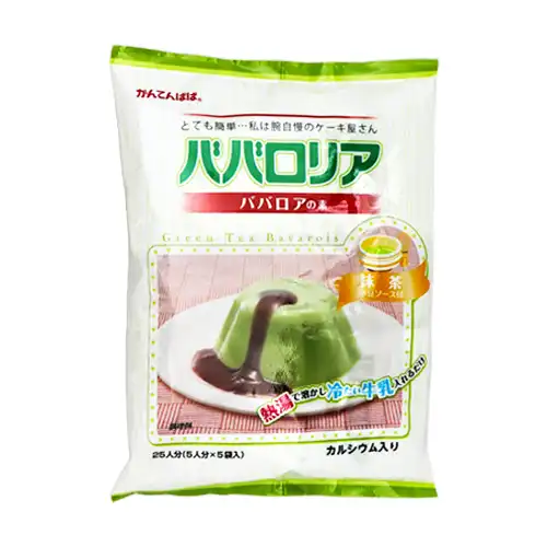 伊那食品工業 かんてんぱぱババロリアババロアの素抹茶 575g