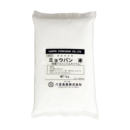 八宝食産 ミョウバン(膨張剤) 1kg