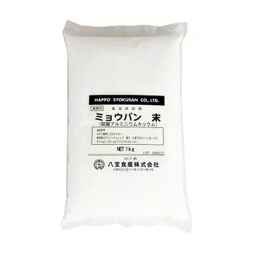 【業務用】八宝食産 ミョウバン(膨張剤) 1kg
