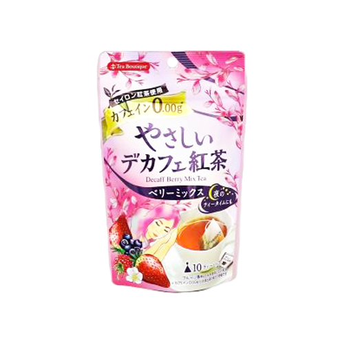 日本緑茶センター やさしいデカフェ紅茶ベリーミックス(1.2g×10袋) 12g