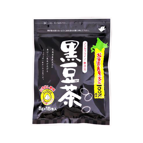 丸菱 北海道産黒大豆100% 黒豆茶 5g×15包入