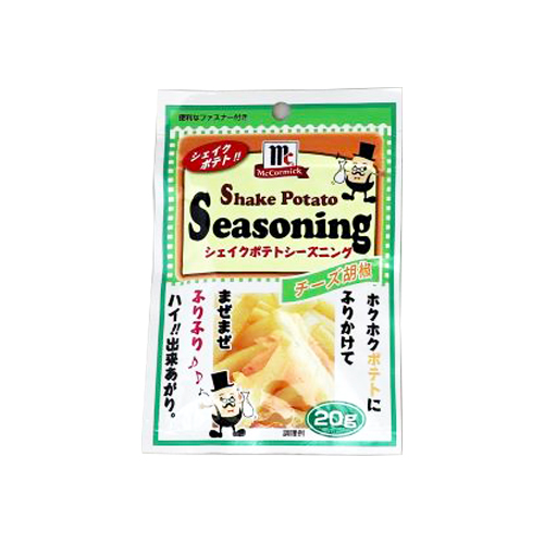 【業務用】ユウキ食品 マコーミックシェイクポテトシーズニングチーズ胡椒 20g