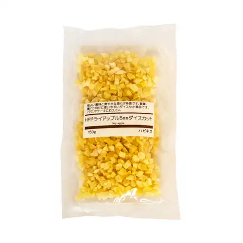 オリジナル ドライアップル5mmダイスカット 120g