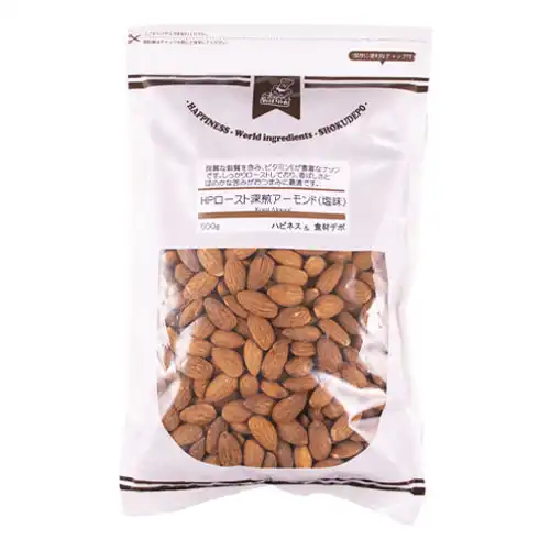 オリジナル ロースト深煎りアーモンド(塩味) 500g