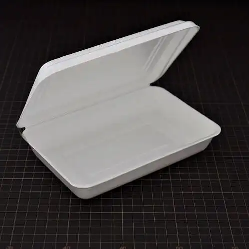 【業務用】 シーピー化成 米飯容器 VK-62 折蓋角丸中 無地 50枚入