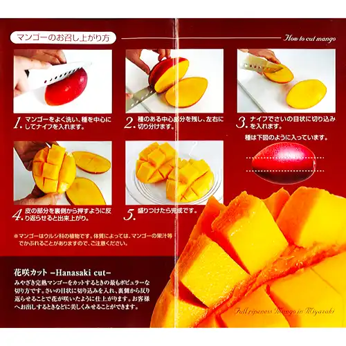 召し上がり方（花切り）