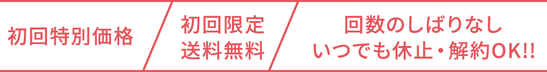 初回特別価格