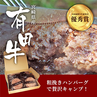 有田牧畜 宮崎有田牛 ハンバーグ5個セット